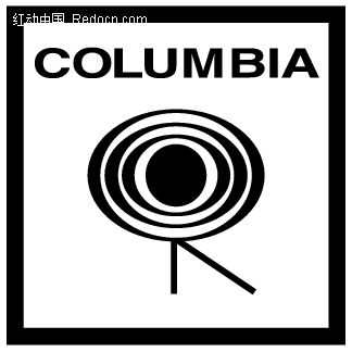 Columbia 白底 黑字 标志LOGO设计EPS素材免费下载 红动网 