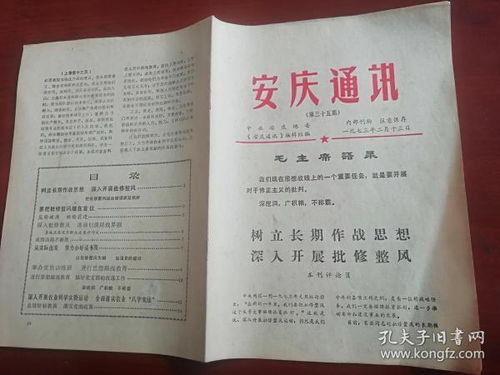 安庆通讯 1973年2月13日 第三十五期 