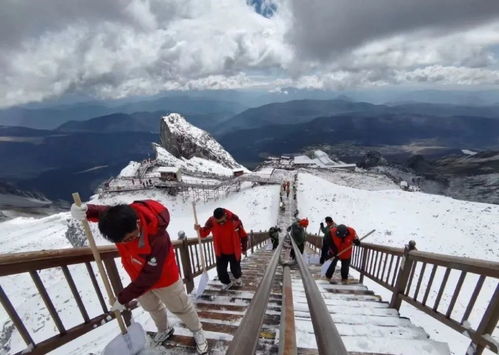 玉龙雪山 五月飞雪