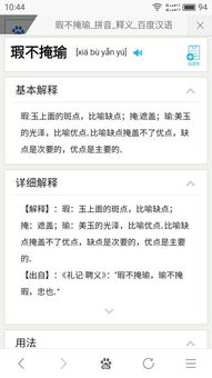 扬瑜掩瑕是什么意思 