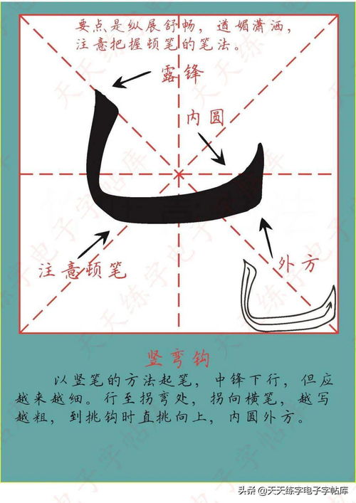 谭老师教你楷书基本笔画写法