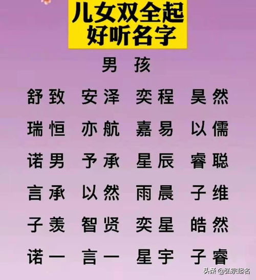 宝宝起名 生个男孩,起这些古风的名字,同学们羡慕不已 