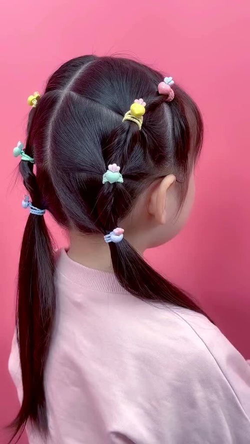 .长发短发都可以扎的上学简单发型 儿童编发 编发教程 