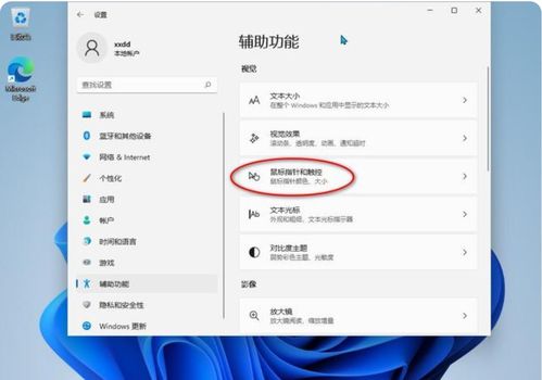 Win11系统鼠标光标的颜色怎么设置 Win11系统鼠标光标设置教程 