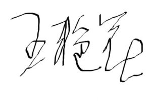 王艳花的签名怎么写好看 