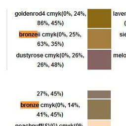 古铜色cmyk色值 搜狗图片搜索