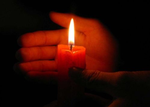 蜡烛祈祷逝者图片