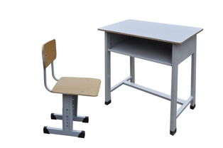 长期供应学生课桌椅塑钢课桌椅升降单人课桌