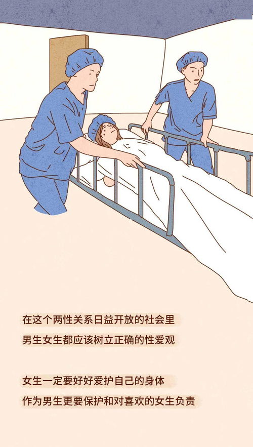 第一次亲密接触前,女生必备的常用知识 漫画