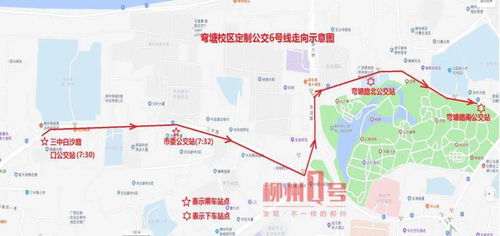 直达学校 柳州开通6条定制公交线路 学生可免费乘坐,附详细线路安排表