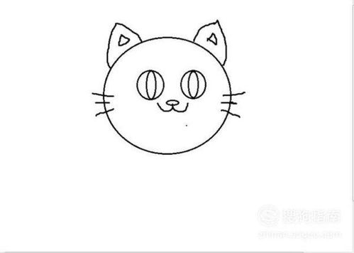 最可爱的小猫怎么画简笔画 