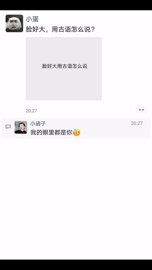 脸好大,用古语怎么说 