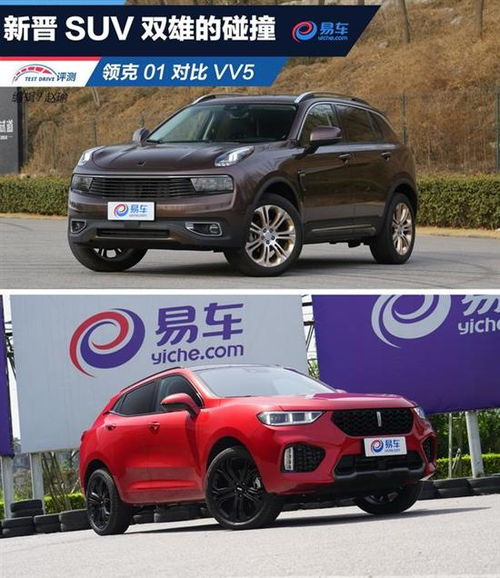 新晋SUV双雄的碰撞 领克01对比WEY VV5