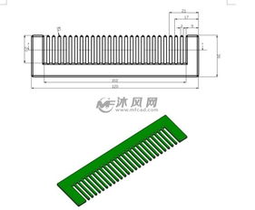 梳子注塑模具毕业设计论文模板