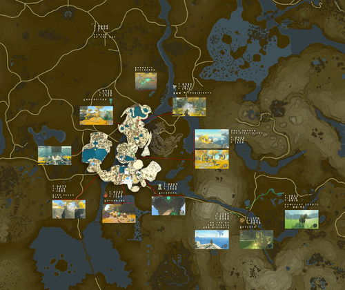 厉害了 玩家拼凑出 塞尔达 王国之泪 空岛地图