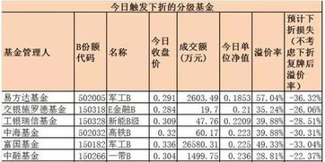 谁能给解释一下分级基金，证券B为什么跌这么多