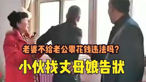 老婆不给老公零花钱违法吗 媳妇不给老公零花,小伙找丈母娘告状 