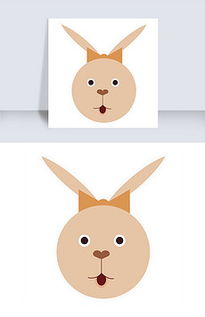 EPS小兔子头像 EPS格式小兔子头像素材图片 EPS小兔子头像设计模板 我图网 