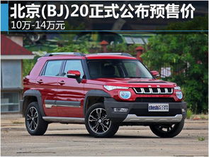 北京 BJ 20正式公布预售价 10万 14万元