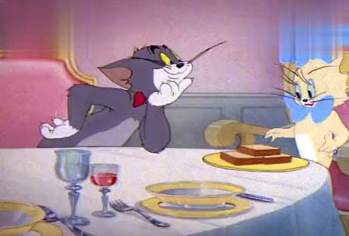 猫和老鼠 Tom和美女共进晚餐,Jerry不爽当服务员,Tom出尽洋相 