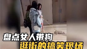 女人逛街狗都要累趴