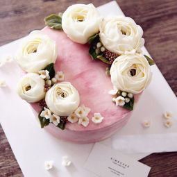 这样美到天际的韩式裱花蛋糕吸睛率绝对100 
