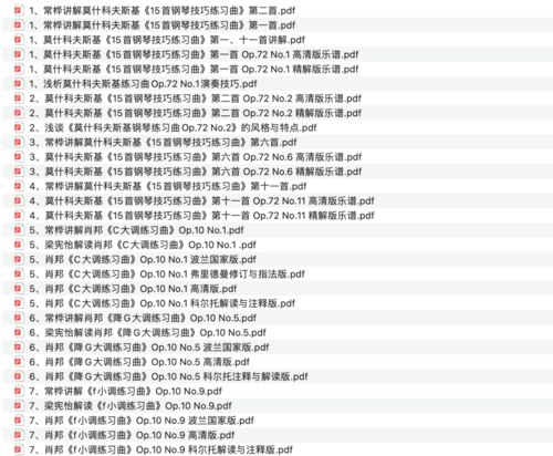 10大艺考必弹钢琴练习曲乐谱与教学指南