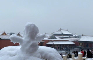 北京初雪催生新商机 代堆雪人10厘米高25元,代雪地写字5元10字