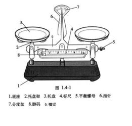天平各部分名称 