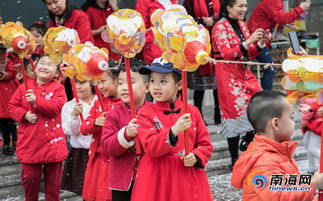 组图丨海南一幼儿园孩子舞龙写福 喜迎传统中国年 