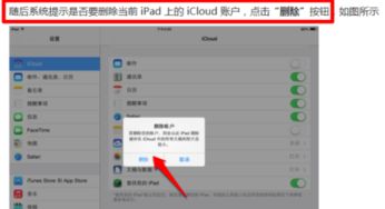 怎么取消ipad上icloud的id 