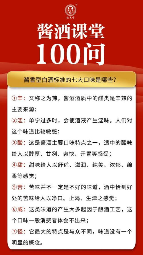 酱酒100问丨酱香型白酒标准的七大口味是哪些