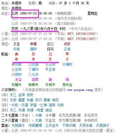 1980年6月14出生的阳历是多少 