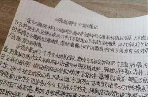 高中生模仿 柚圆字体 ,字迹不算工整但很可爱,老师也喜欢