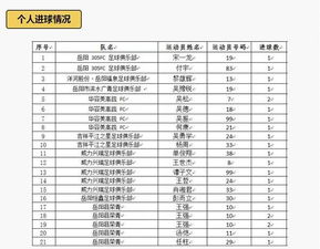 业余足球联赛积分表图片,业余足球联赛积分表图片大全