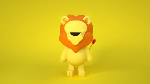 狮子ip形象建模