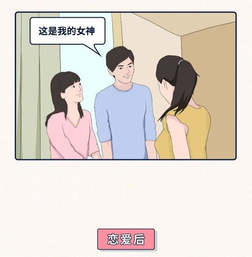 漫画 恋爱前和恋爱后你男朋友都有哪些变化 