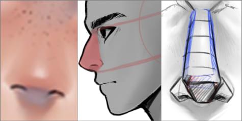 教你如何画出一张帅脸 人物的鼻子怎么画 这个绘画技巧很关键啊