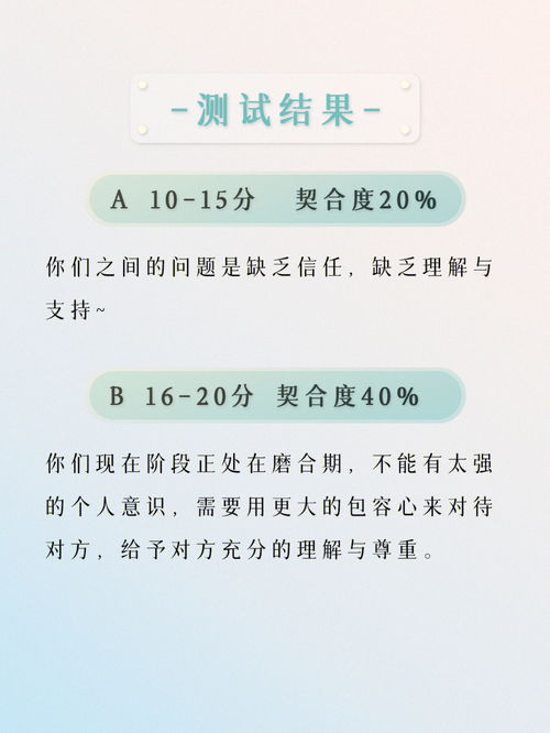 情侣契合度测试 10个问题测TA是不是对的人 