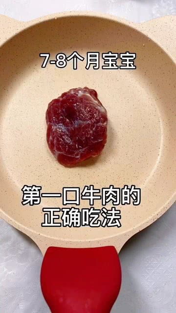 辅食网7 8个月宝宝 第一口牛肉这样做 营养丰富 细腻好消化 