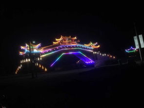 黄岩山廊桥夜景
