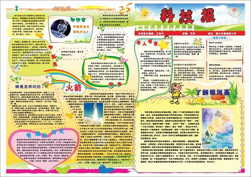 小学生科普知识小报图片下载cdr素材 读书卡 