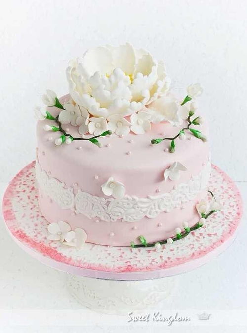 花朵 翻糖蛋糕