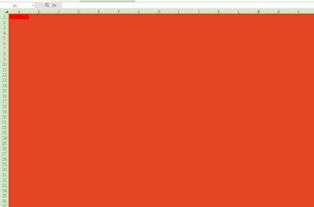 Excel 怎样可以将一张A4纸张全部打印成红色