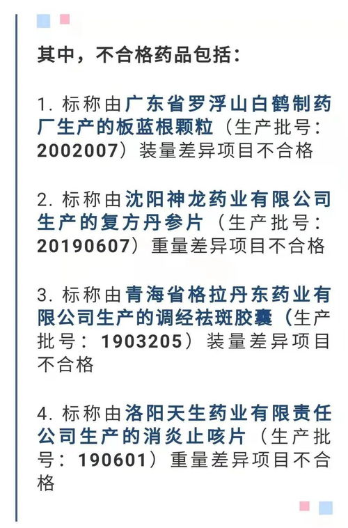 肇庆人注意,这些批次药品不合格 都是家庭常备药