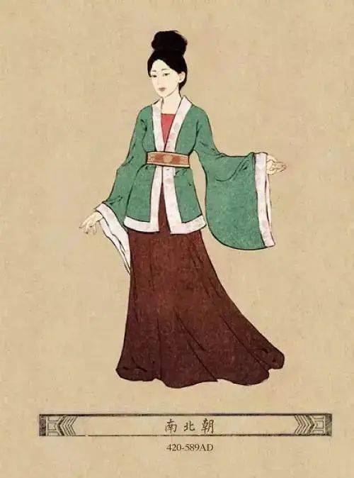 国画素材 中国女人服装 