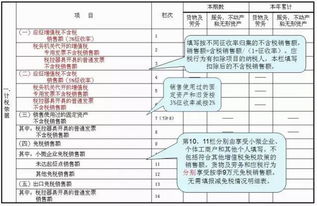 纳税申报表的纳税项目处填写什么