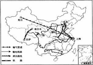 西气东输、青藏铁路、南水北调、西电东送，其中什么是西部大开发的标志性工程