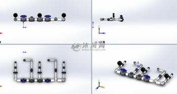 流体管道设计模型建模