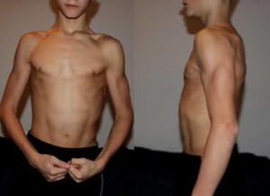 15岁健身小伙,一年时间从瘦男孩变成肌肉男,身材发生很大改变 